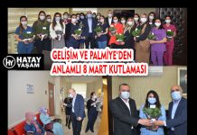 GELİŞİM VE PALMİYE’DEN ANLAMLI 8 MART KUTLAMASI