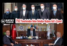 İTSO Yönetiminden Belen Belediye Başkanı Gül’e Ziyaret