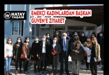 EMEKÇİ KADINLARDAN BAŞKAN GÜVEN’E ZİYARET