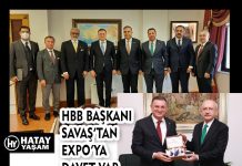 HBB BAŞKANI SAVAŞ’TAN EXPO’YA DAVET VAR