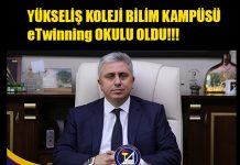 YÜKSELİŞ KOLEJİ BİLİM KAMPÜSÜ eTwinning OKULU OLDU!!!