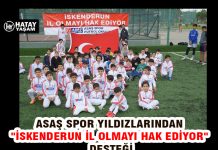 ASAŞ SPOR YILDIZLARINDAN “İSKENDERUN İL OLMAYI HAK EDİYOR” DESTEĞİ