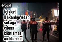 İçişleri Bakanlığı’ndan sokağa çıkma kısıtlaması açıklaması