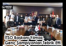 İTSO Başkanı Yılmaz, Genç Şampiyonları Tebrik Etti