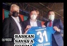 BAŞKAN SAVAŞ’A FORMA