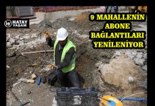 9 MAHALLENİN ABONE BAĞLANTILARI YENİLENİYOR