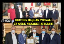 HGC’DEN BAŞKAN TOSYALI VE GÜL’E NEZAKET ZİYARETİ