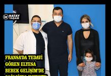 FRANSA’DA TEDAVİ GÖREN ELYESA BEBEK GELİŞİM’DE SAĞLIĞINA KAVUŞTU