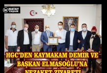 HGC’DEN KAYMAKAM DEMİR VE BAŞKAN ELMASOĞLU’NA NEZAKET ZİYARETİ