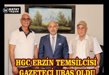 HGC ERZİN TEMSİLCİSİ GAZETECİ URAS OLDU