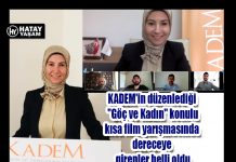 KADEM’in düzenlediği “Göç ve Kadın” konulu kısa film yarışmasında dereceye girenler belli oldu