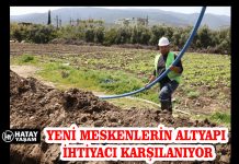 YENİ MESKENLERİN ALTYAPI İHTİYACI KARŞILANIYOR
