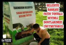 BELEDİYE BAŞKANI FATİH TOSYALI: SEVİMLİ DOSTLARIMIZI UNUTMUYORUZ