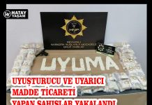 UYUŞTURUCU VE UYARICI MADDE TİCARETİ YAPAN ŞAHISLAR YAKALANDI
