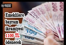 Emeklilere bayram ikramiyesi 1100 TL ödenecek