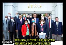 TÜRKSOY HEYETİ İLE İŞ DÜNYASI ARASINDA TOPLANTI YAPILDI