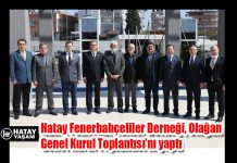 Hatay Fenerbahçeliler Derneği, Olağan Genel Kurul Toplantısı’nı yaptı