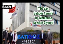 İTSO’dan Batıgöz Cerrahi Tıp Merkezine Nezaket Ziyareti