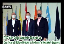 İTSO’dan Doğu Akdeniz Gümrük ve Dış Ticaret Bölge Müdürü Yıldırım’a Nezaket Ziyareti