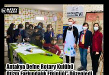 Antakya Defne Rotary Kulübü Otizm Farkındalık Etkinliği” Düzenledi