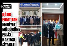 UĞUR FIRAT’TAN EMNİYET MÜDÜRÜNE POLİS HAFTASI ZİYARETİ