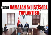 RAMAZAN AYI İSTİŞARE TOPLANTISI!