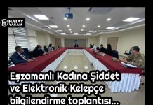 Eşzamanlı Kadına Şiddet ve Elektronik Kelepçe bilgilendirme toplantısı…