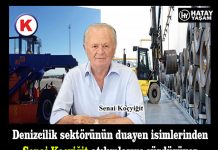 Denizcilik sektörünün duayen isimlerinden Senai Koçyiğit atılımlarını sürdürüyor