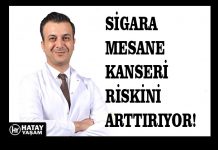 SİGARA MESANE KANSERİ RİSKİNİ ARTTIRIYOR!
