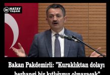 Bakan Pakdemirli: ”Kuraklıktan dolayı herhangi bir kıtlığımız olmayacak”