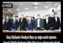 Hatay Büyükşehir Belediyesi Mayıs ayı olağan meclis toplantısı çıkışında Belediye Başkanımız Bekir Altan basın açıklamasında bulundu