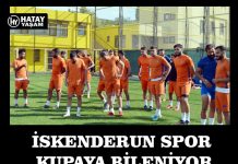 İSKENDERUN SPOR KUPAYA BİLENİYOR