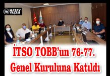 İTSO TOBB’un 76-77. Genel Kuruluna Katıldı