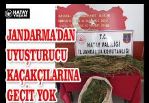 JANDARMA’DAN UYUŞTURUCU KAÇAKÇILARINA GEÇİT YOK