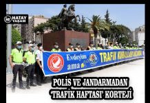 POLİS VE JANDARMADAN ‘TRAFİK HAFTASI’ KORTEJİ