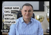 BAŞKAN SAVAŞ CANLI YAYINDA SORULARI CEVAPLADI