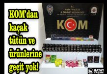 KOM’dan kaçak tütün ve ürünlerine geçit yok!