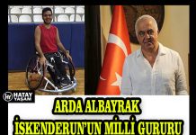 ARDA ALBAYRAK İSKENDERUN’UN MİLLİ GURURU