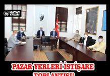 PAZAR YERLERİ İSTİŞARE TOPLANTISI!