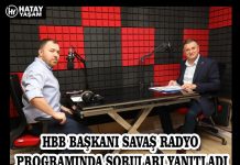 HBB BAŞKANI SAVAŞ RADYO PROGRAMINDA SORULARI YANITLADI