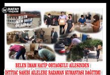 BELEN İMAM HATİP ORTAOKULU AİLESINDEN İHTİYAÇ SAHİBİ AİLELERE RAZAMAN KUMANYASI DAĞITIMI
