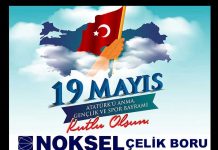 Noksel Çelik Boru’dan 19 Mayıs Atatürk’ü Anma, Gençlik ve Spor Bayramı Mesajı