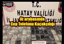 At arabasında Cep Telefonu Kaçakçılığı