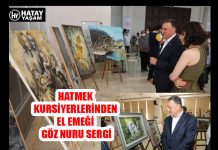 HATMEK KURSİYERLERİNDEN EL EMEĞİ GÖZ NURU SERGİ