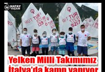 Yelken Milli Takımımız İtalya’da kamp yapıyor
