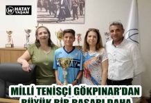 MİLLİ TENİSÇİ GÖKPINAR’DAN BÜYÜK BİR BAŞARI DAHA