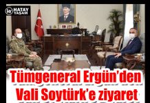Tümgeneral Ergün’den Vali Soytürk’e ziyaret