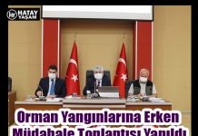 Orman Yangınlarına Erken Müdahale Toplantısı Yapıldı