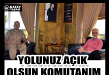 YOLUNUZ AÇIK OLSUN KOMUTANIM