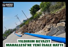 YILDIRIM BEYAZIT MAHALLESİ’NE YENİ İSALE HATTI